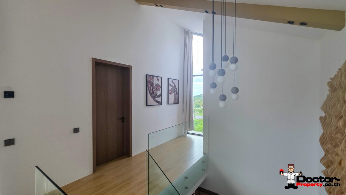 3 Bedroom Pool Villa with Partial Sea View in Plai Laem, Koh Samui – For Sale